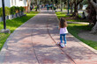 © H. Andres - little girl walking in the park