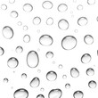 © Poly - Water drops isolated on transparent background