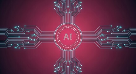 Abstract technology network connection concept. Abstract tech design.