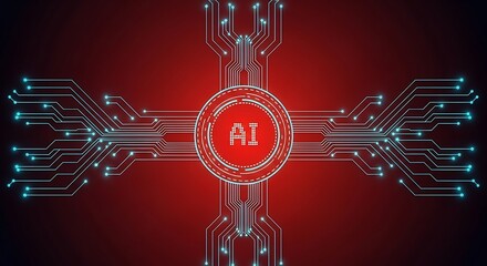 Abstract technology network connection concept. Abstract tech design.