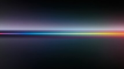 Wall Mural - Vibrant Horizontal Color Gradient on Dark Background with Smooth Transition from Cool to Warm Hues, Creating a Modern and Elegant Visual Appeal