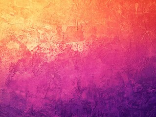 Canvas Print - Vibrant Abstract Gradient Texture in Orange Pink and Purple Hues