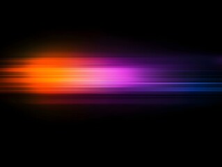 Canvas Print - Vibrant Color Gradient Abstract Background with Black Base