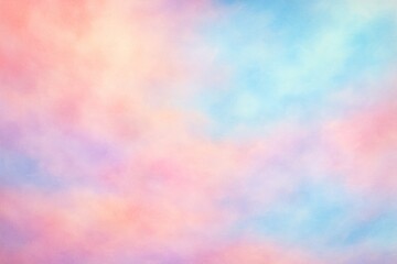 Wall Mural - Soft pastel abstract background with smooth gradient of light blue, pink, and lavender colors blending seamlessly in dreamy cloud-like texture. Ai generative