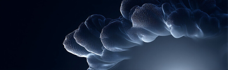 Wall Mural - Delicate touch-responsive immersive dynamic background for ar design mockups wit