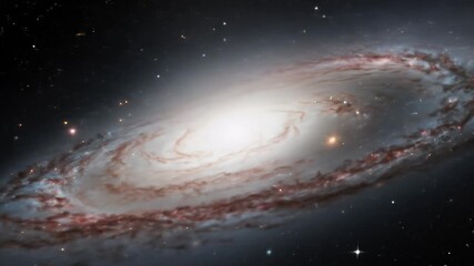 Wall Mural - Realistic Galaxy Space Background 3d Illustration Vast Cosmic Nebula