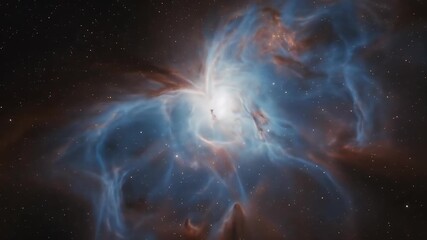 Wall Mural - Stunning Abstract Nebula Background Realistic 3D Space Exploration