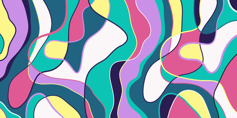 Wall Mural - Design banner  background .Colorful poster background vector