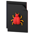 © Muhammad Naufal S. - bug copy file 3d illustration