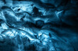 © Erika Valkovicova - Detail of frozen blue ice pattern in an ice cave in Iceland