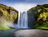 skogafoss waterfall in iceland
