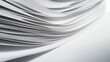 © A2Z AI  - Sheets of Paper: A stack of papers layered to create dynamic visual flow of crisp white surfaces and subtle shadows. Purity and organization.