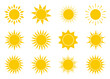 © Jamil - Sun Shapes Collection – Minimalist Sun Icons for Summer Design