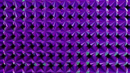 Wall Mural - Colorful 3D Cone Animation with Dynamic Color Refraction Effect, 4K Seamless Looping Video, Modern Abstract Glass Prism Motion Background for Digital Visuals and Design Projects