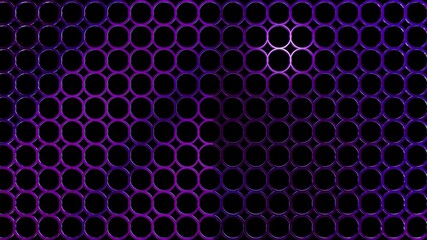 Wall Mural - Colorful 3D Ring Background Animation with Dynamic Color Refraction Effect, 4K Seamless Looping Abstract Glass Circle Motion Graphics for Creative Digital Design