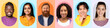 © Prostock-studio - A collage features six individuals with different backgrounds and expressions, set against vibrant pastel colors. They showcase joy and connection among friends in a lively setting.