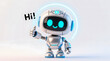 © unairakstudio - Friendly automation and AI development concept, showcasing a bot dedicated to making users feel welcome and secure.