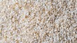 © admin_design - Perfectly cooked fluffy white rice pile mound on pristine background healthy staple grain food.