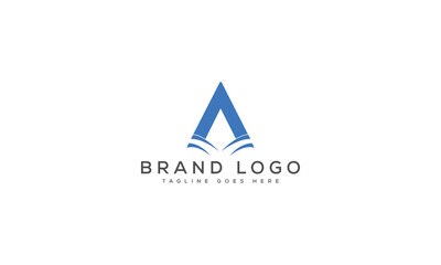 letter A logo design vector template design for brand.