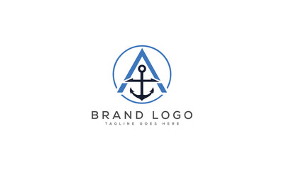 letter A logo design vector template design for brand.