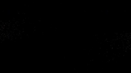 Wall Mural - sparkling celebrate christmas new year's day transition animation