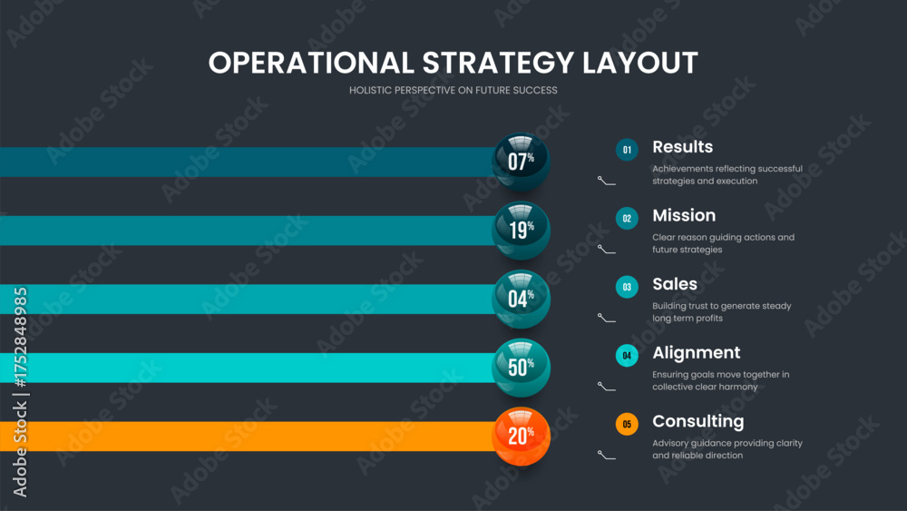 Company Insight Slideshow Design Vector Illustration. Creative Profile ...