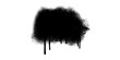 © designershammi99 - Black spray paint blob isolated on transparent background for graphic design use