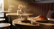 © Aquib - coffee and butter croissant