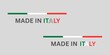 © NadeAnamta - Logo Made in italy , fatto in Italia logo.