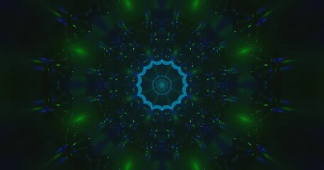 Wall Mural - This captivating tunnel video features a seamless loop of vibrant blue hues that creates an immersive visual experience ideal for screensavers or digital displays.