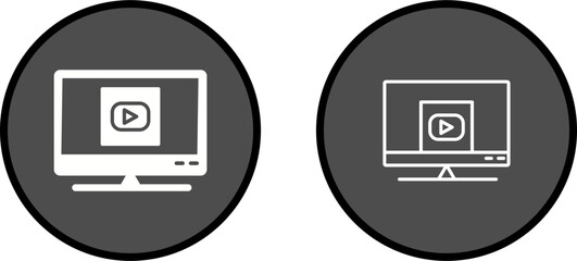 Wall Mural - Internet Ads Vector Icon
