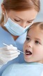 © Vital Stock - Child Dental Appointment with Caring Dentist and Young Patient