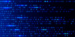 © Rafi - Creative vector illustration of stream of binary code. Computer matrix background art design. Digits on screen. Abstract concept graphic data, technology, decryption, algorithm, encryption element