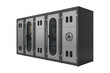 © masud - professional high quality office furniture, industrial safe, secure storage cabinet, safety deposit box, highly detailed, intricate design isolated on transparent background