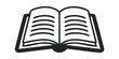 © Maestro - Open book symbol with pages visible