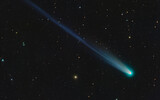 cometa c/2025 A6 Lemmon riopresa in montagna con telescopio