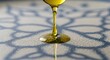 © MDRifat - Pure Liquid Gold Pouring Smoothly Onto Textured Surface