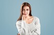 © BillionPhotos.com - Smiling, young woman standing posing on background