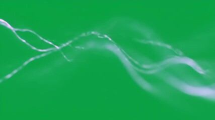 Poster - Ethereal Light Streaks Evolving and Pulsating on Green Screen VFX Element chroma key, digital, dreamy