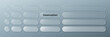 © marruu - Set of glassmorphism elements with transparent blur effect. UI design template for interface element, button, card, and app message.