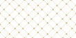 © Olgastocker - Golden minimalist vector seamless pattern with thin lines, nodes. Gold and white abstract lattice, grid, mesh, net. Luxury minimal background texture. Simple repeating design for decor, print, cover