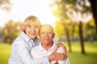 © BillionPhotos.com - Happy old family senior man and woman enjoy outdoor