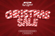 © Aziramada - Christmas sale editable text effect with 3d cartoon text style