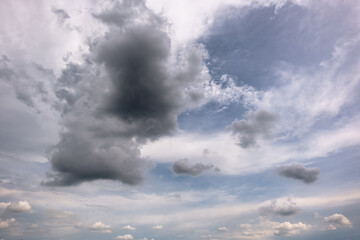 Wall Mural - Dark sky with stormy clouds. Dramatic sky rain,Dark clouds before a thunder-storm,clouds before rain