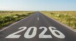 © Mbk Studios - 2026 Text on Empty Open Road