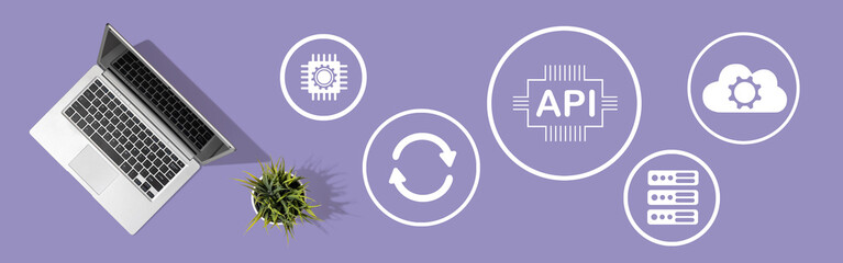 Wall Mural - Concept of api