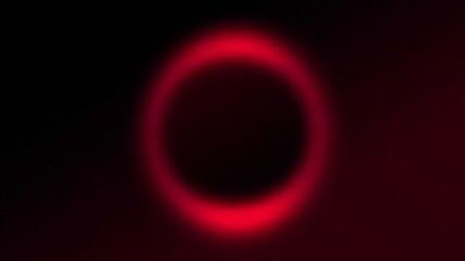 Wall Mural - abstract looping animated background, shifting red ring shape with noise texture