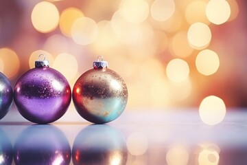 Wall Mural - Christmas decoration holiday sphere.