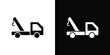 © Abstractor - Car crane icon black silhouette pack. black and white icons