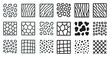 © Viacheslav - Animal pattern silhouette icons set – abstract, outline, nature-inspired graphics